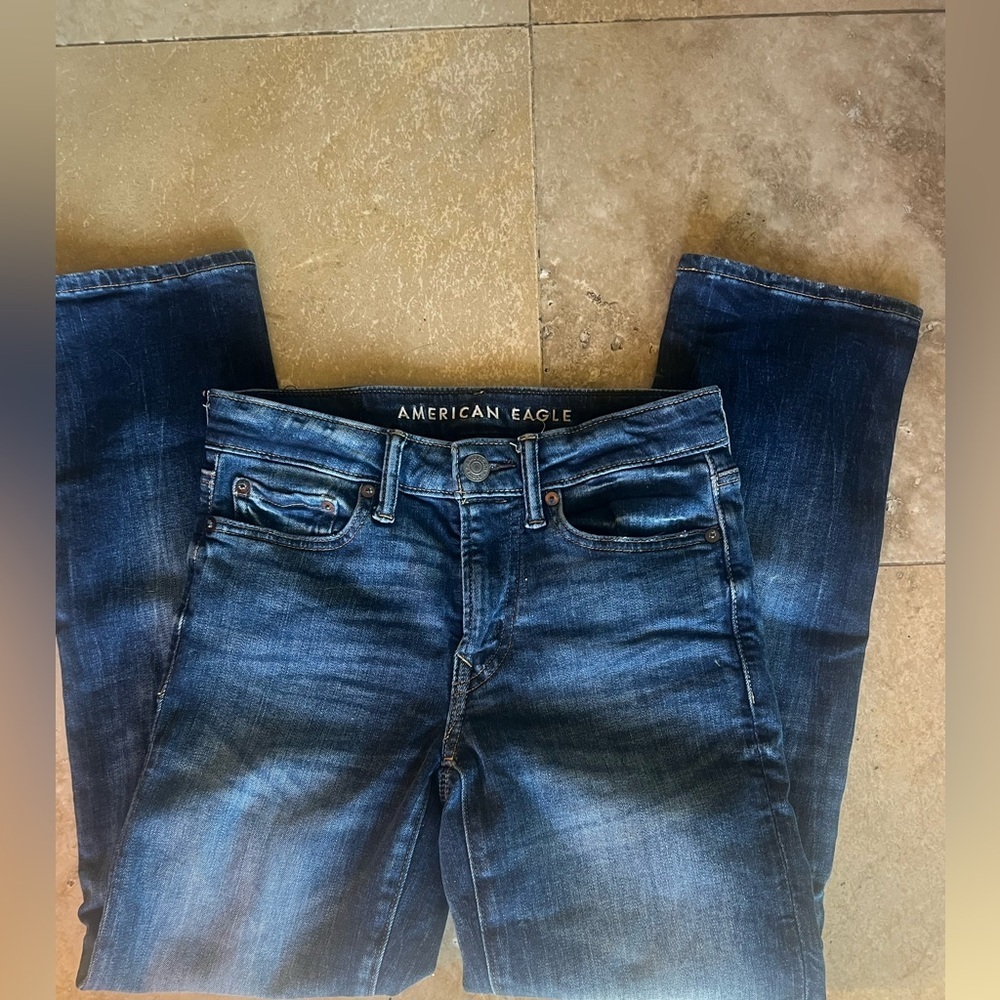 American Eagle, cozy air, flex ladies, jeans, straight size 26 excellent cond - Picture 12 of 15
